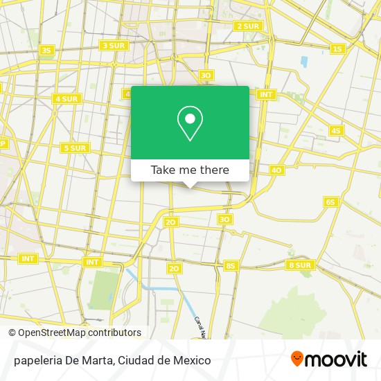 Mapa de papeleria De Marta