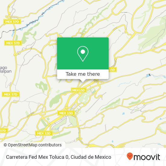 Carretera Fed  Mex Toluca   0 map