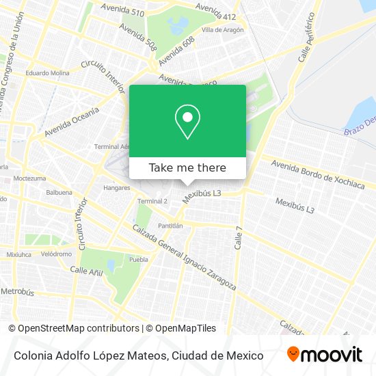 Colonia Adolfo López Mateos map