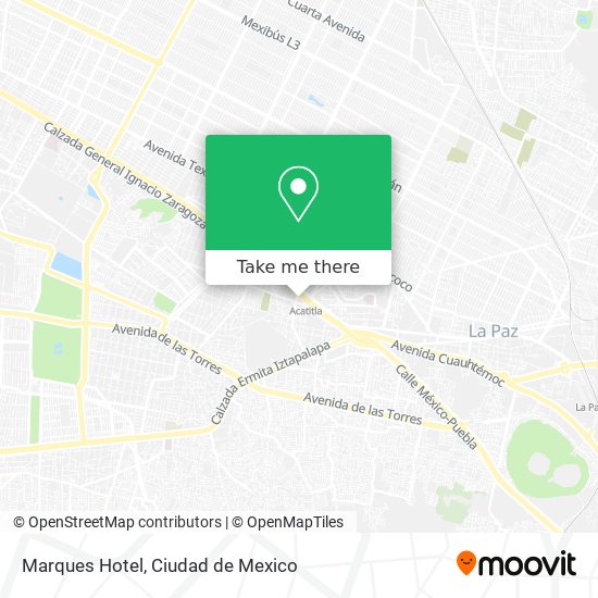 Mapa de Marques Hotel