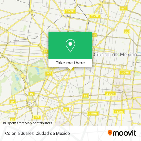 Colonia Juárez map