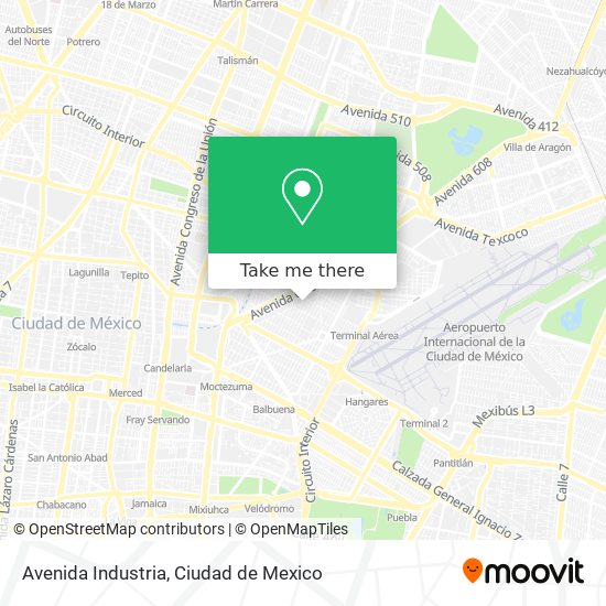 Mapa de Avenida Industria