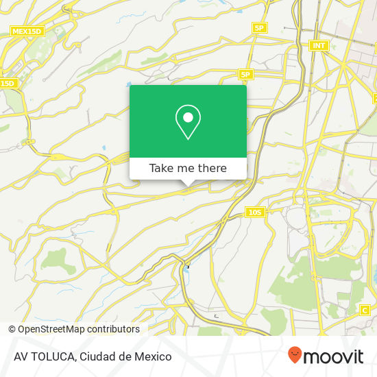 AV  TOLUCA map