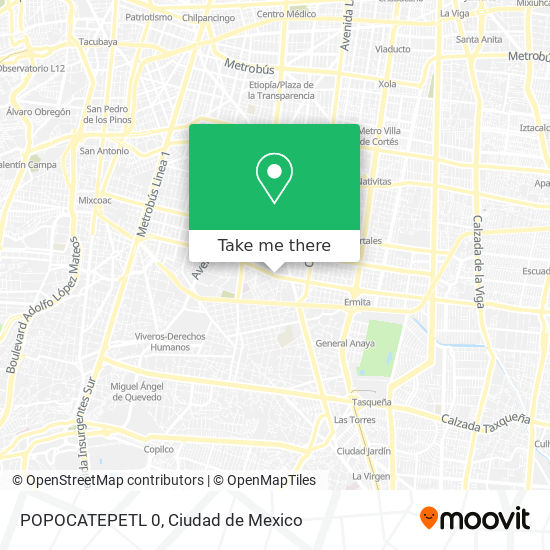 POPOCATEPETL  0 map