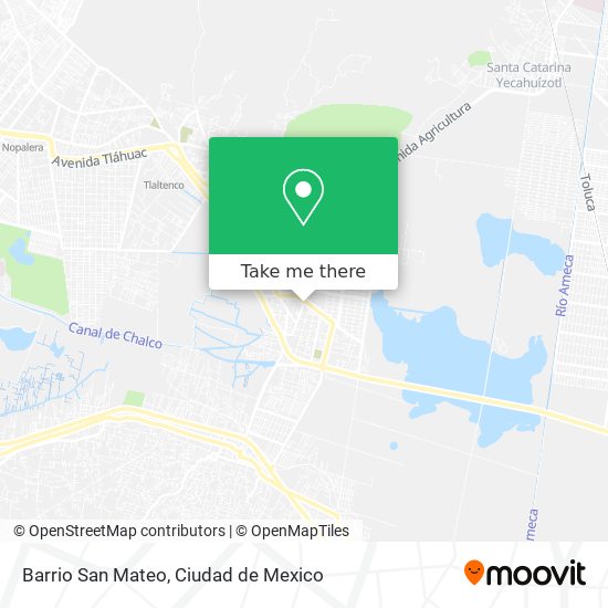 Barrio San Mateo map