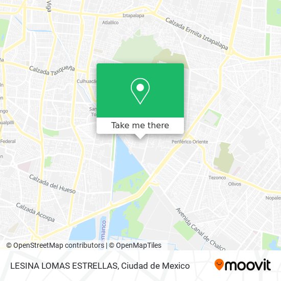 LESINA  LOMAS ESTRELLAS map