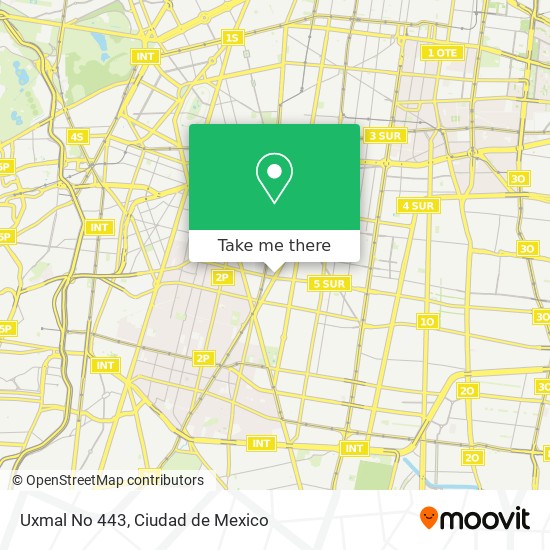 Mapa de Uxmal No 443