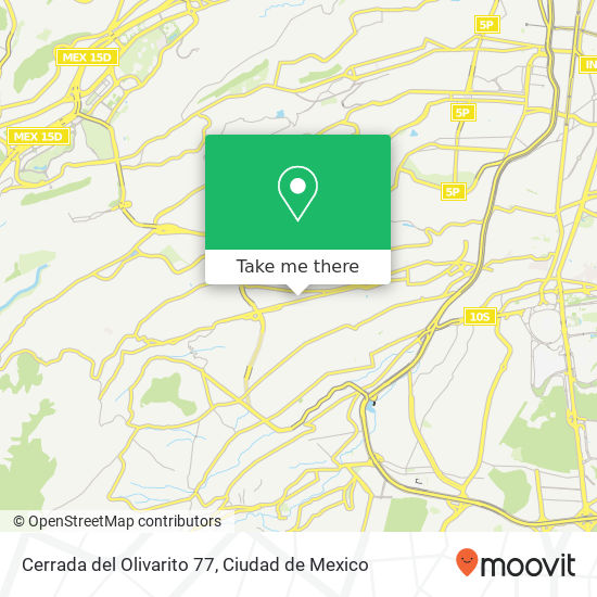 Cerrada del Olivarito 77 map