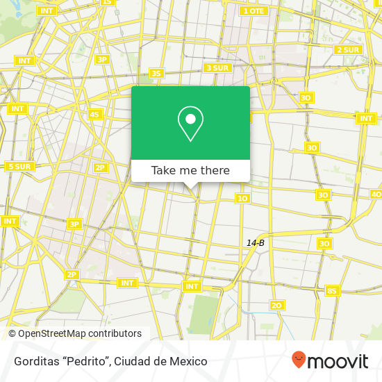 Gorditas “Pedrito” map