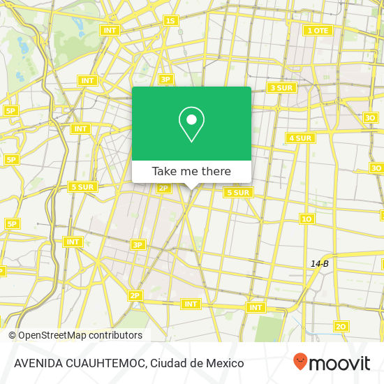 Mapa de AVENIDA CUAUHTEMOC