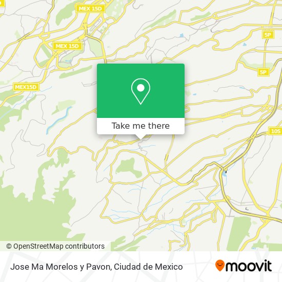 Jose Ma  Morelos y Pavon map