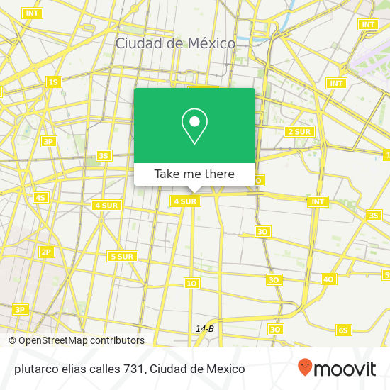 plutarco elias calles 731 map