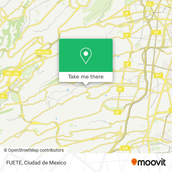 FUETE map