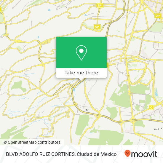 BLVD ADOLFO RUIZ CORTINES map