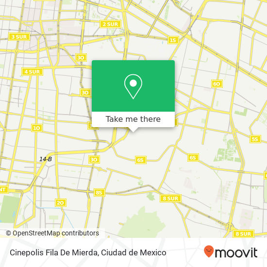 Cinepolis Fila De Mierda map