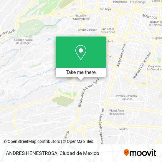 ANDRES HENESTROSA map