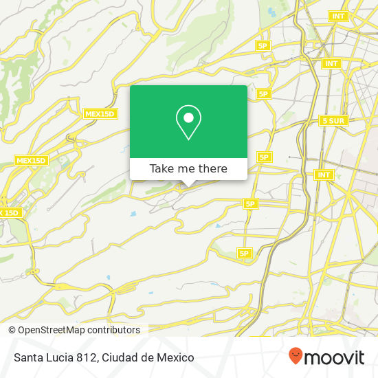 Santa Lucia 812 map