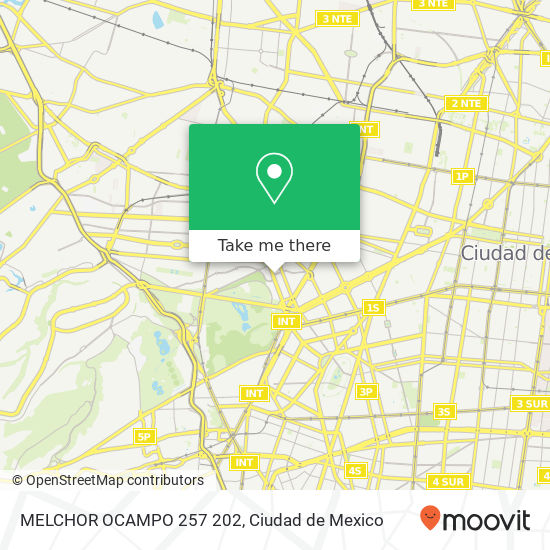 Mapa de MELCHOR OCAMPO  257   202