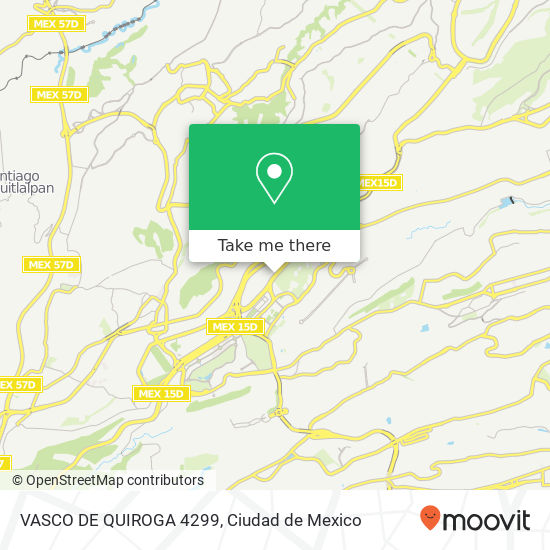 VASCO DE QUIROGA 4299 map