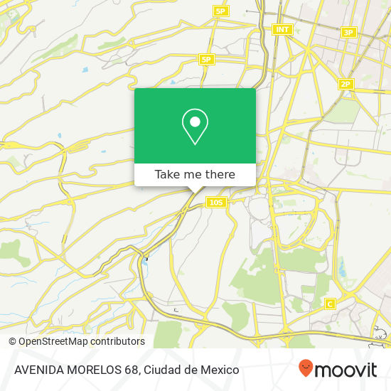 AVENIDA MORELOS 68 map