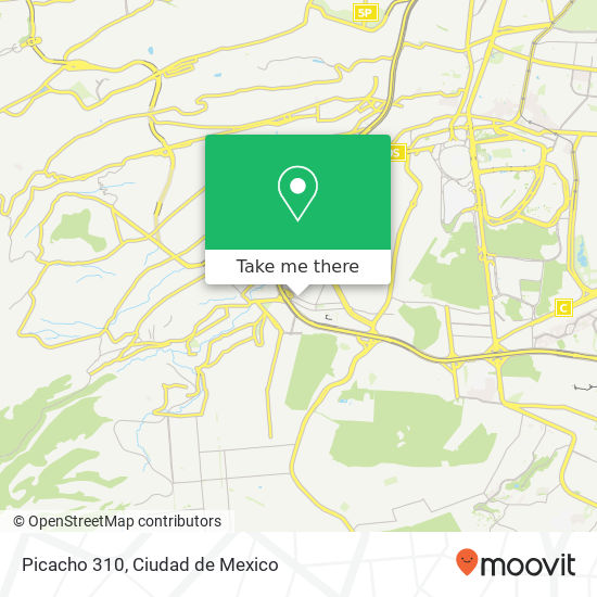 Picacho 310 map
