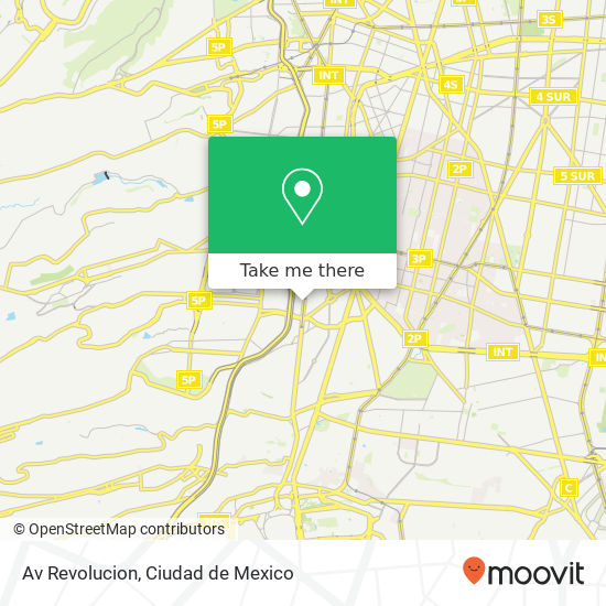 Av  Revolucion map