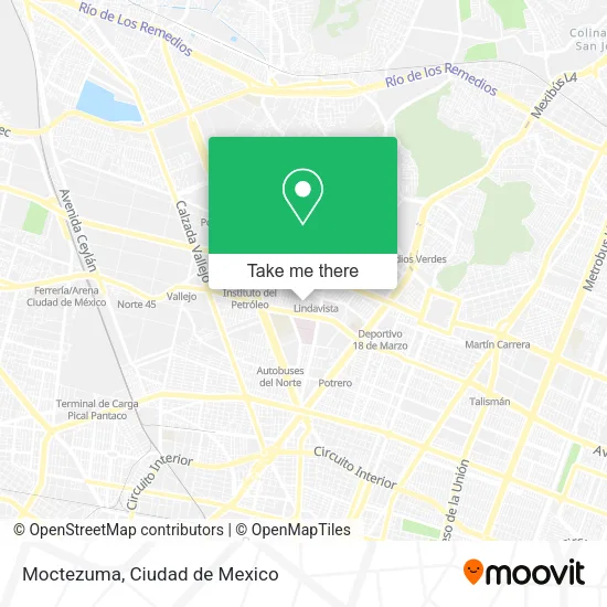 Mapa de Moctezuma