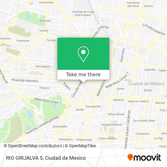 RIO GRIJALVA 5 map