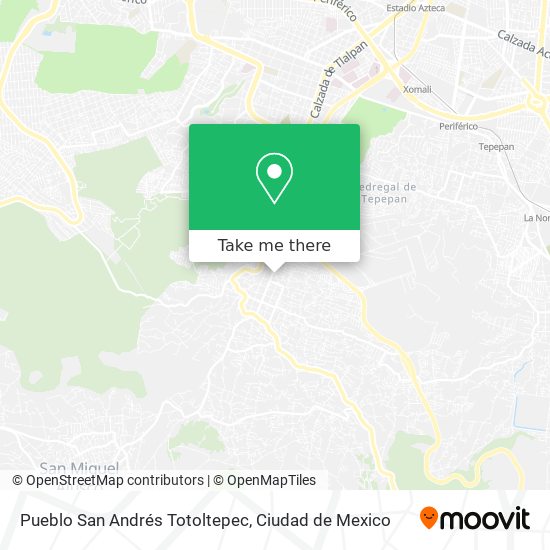 Pueblo San Andrés Totoltepec map