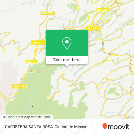 CARRETERA SANTA ROSA map