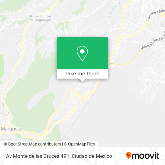 Mapa de Av  Monte de las Cruces 491