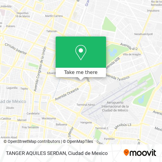 TANGER AQUILES SERDAN map