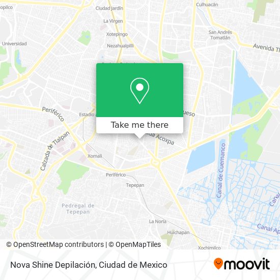 Mapa de Nova Shine Depilación