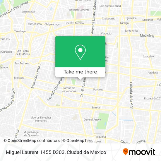 Miguel Laurent 1455  D303 map