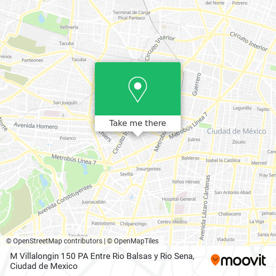 M   Villalongin  150 PA   Entre Rio Balsas y Rio Sena map