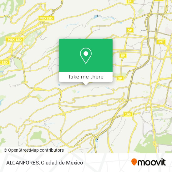 ALCANFORES map