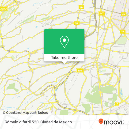 Rómulo o farril   520 map