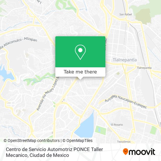 Centro de Servicio Automotriz PONCE  Taller Mecanico map