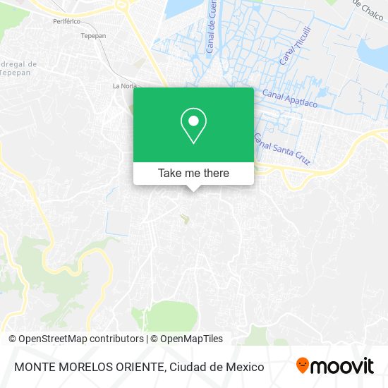 Mapa de MONTE MORELOS ORIENTE