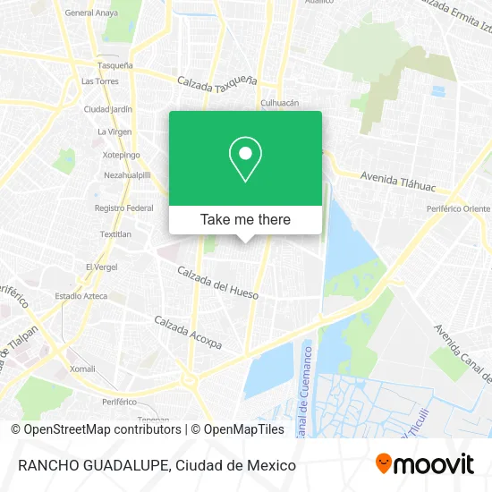 RANCHO GUADALUPE map