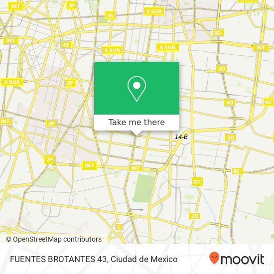 Mapa de FUENTES BROTANTES 43