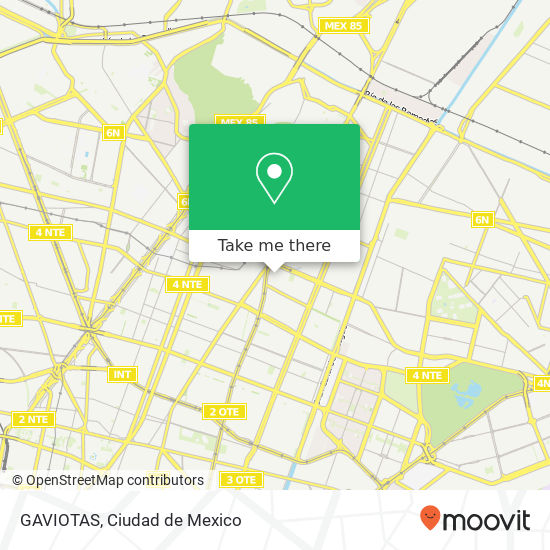 Mapa de GAVIOTAS