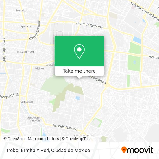 Trebol Ermita Y Peri map