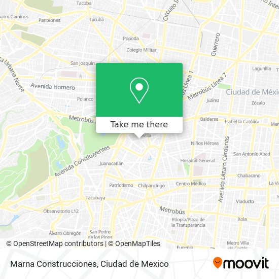 Marna Construcciones map