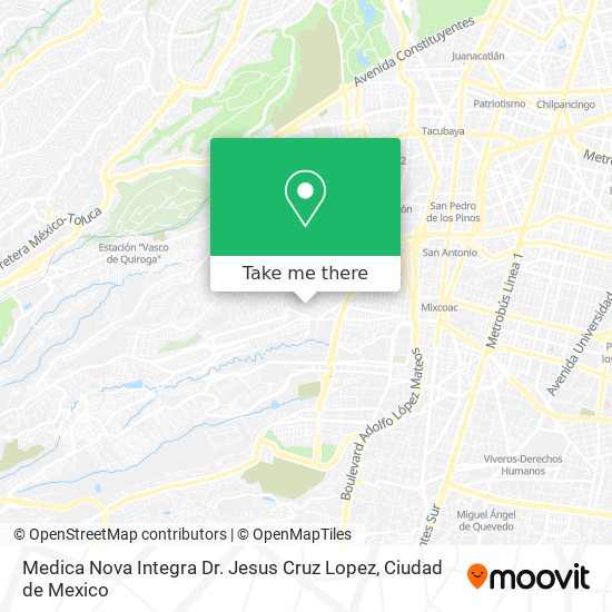 Medica Nova Integra Dr. Jesus Cruz Lopez map