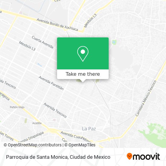 Parroquia de Santa Monica map