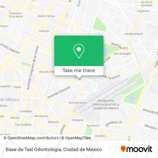 Mapa de Base de Taxi Odontologia