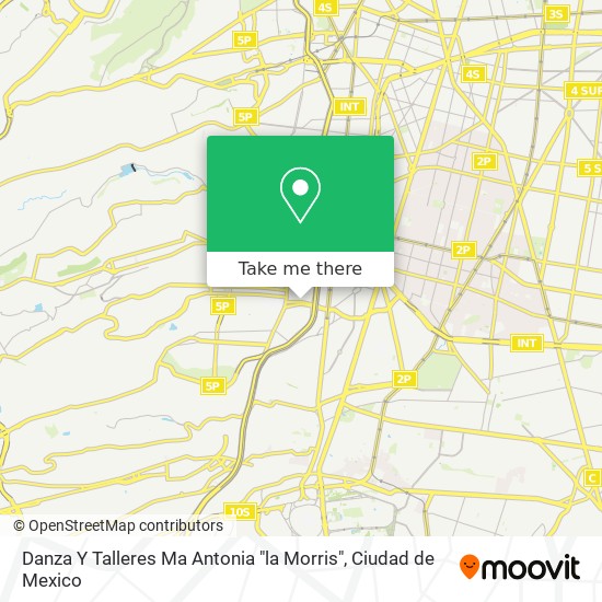 Mapa de Danza Y Talleres Ma Antonia "la Morris"