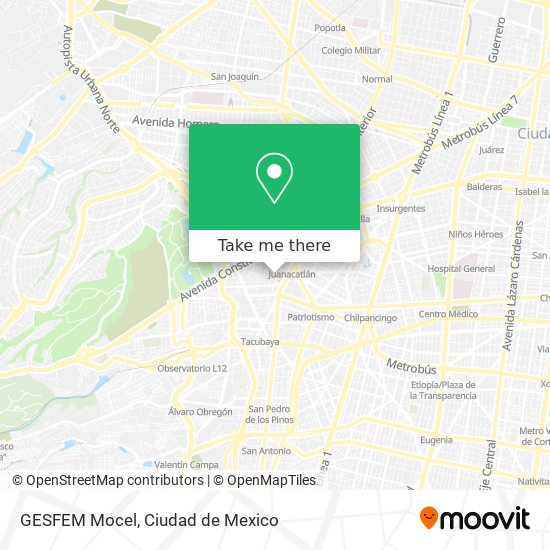 GESFEM Mocel map
