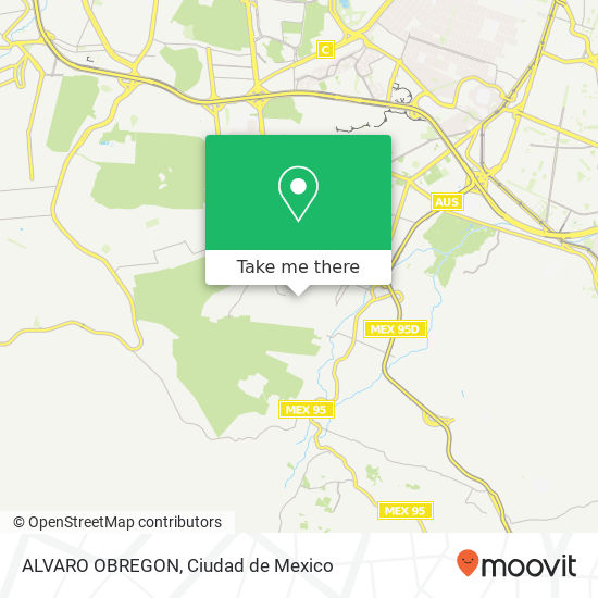 ALVARO OBREGON map